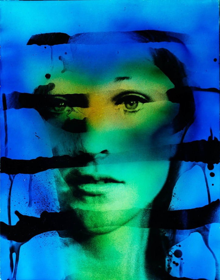 Kali, Face (Blue and Green), Palm Springs, CA, 1968
