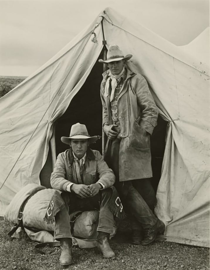 Kurt Markus, Shawn Biggs and Rick Errington, Spanish Ranch, Tuscanora, NV, 1983