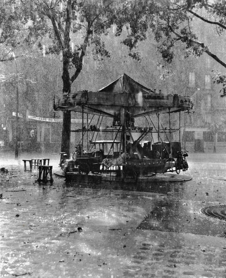 Robert Doisneau, Le Manège de M. Barré (Monsieur Barré’s Merry-Go-Round), Paris, France, 1955