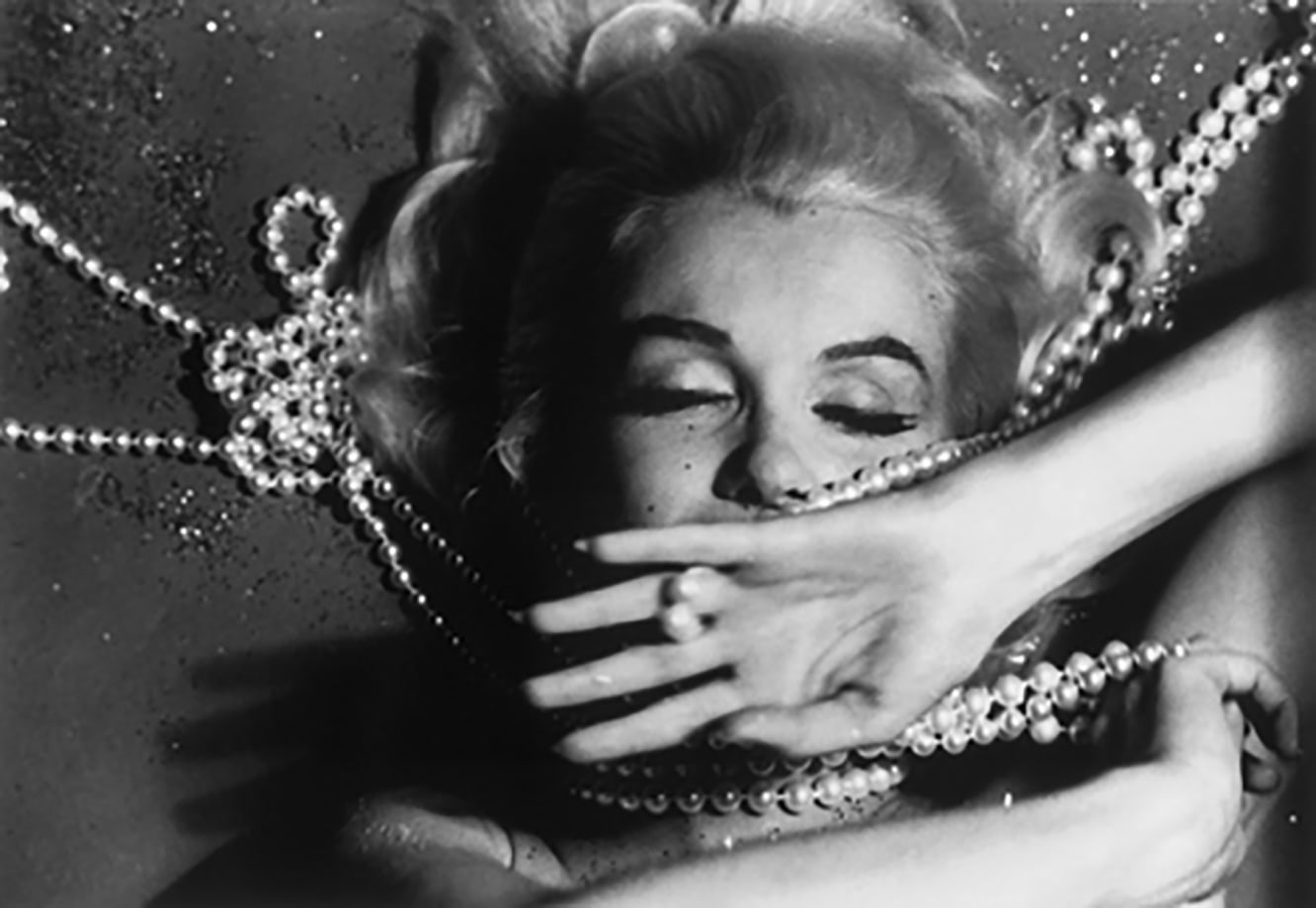 Bert Stern, Marilyn Monroe: from "The Last Sitting", 1962 (With pearls, hand over face)