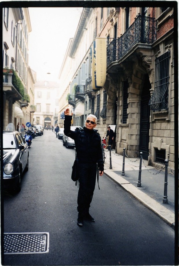 Arthur Elgort, Karl Lagerfeld, Paris, 2003