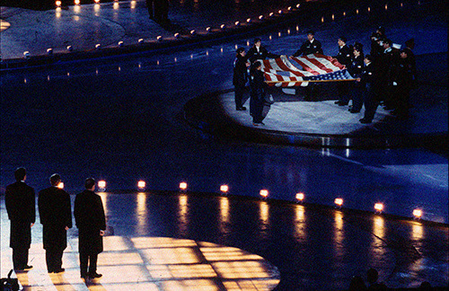 Shiela Metzner, From Life, WTC Flag at Opening Ceremony
