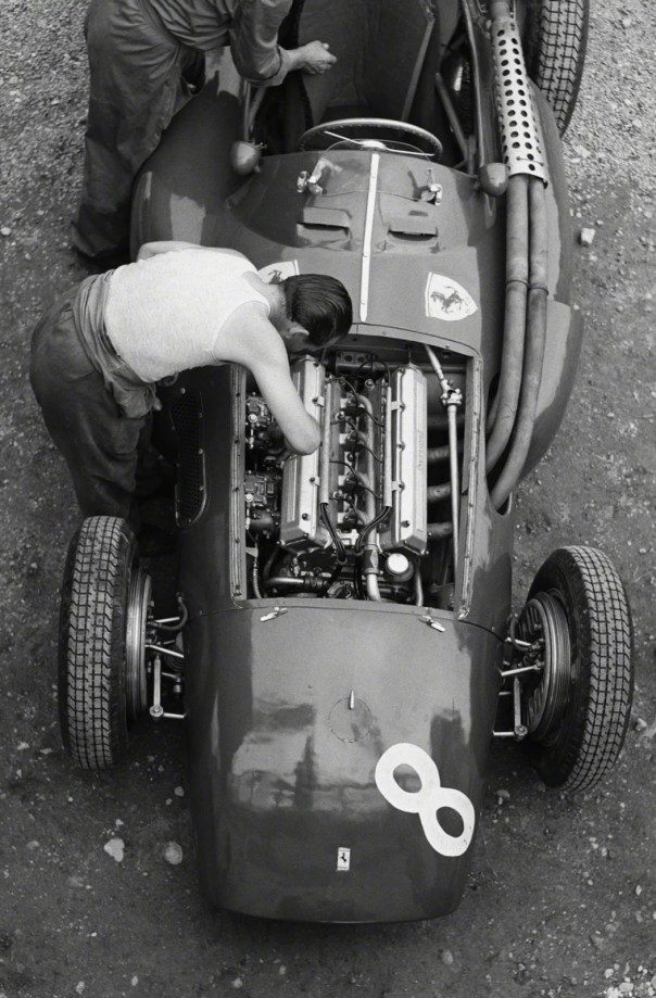 Jesse Alexander, Ferrari Mechanic, Reims, 1954