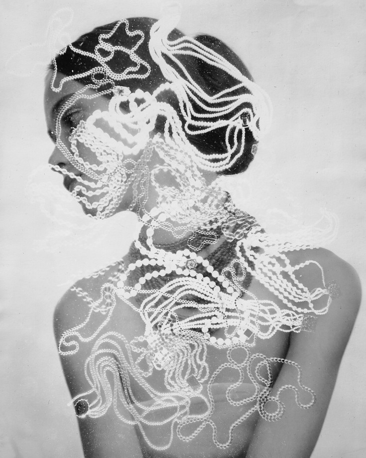 Herbert Matter, Girl Covered with Jewelry
