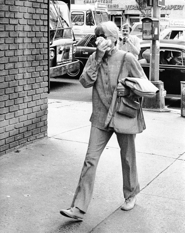 Ron Galella, Greta Garbo returns from Rizzoli Book Shop, New York City, 1978