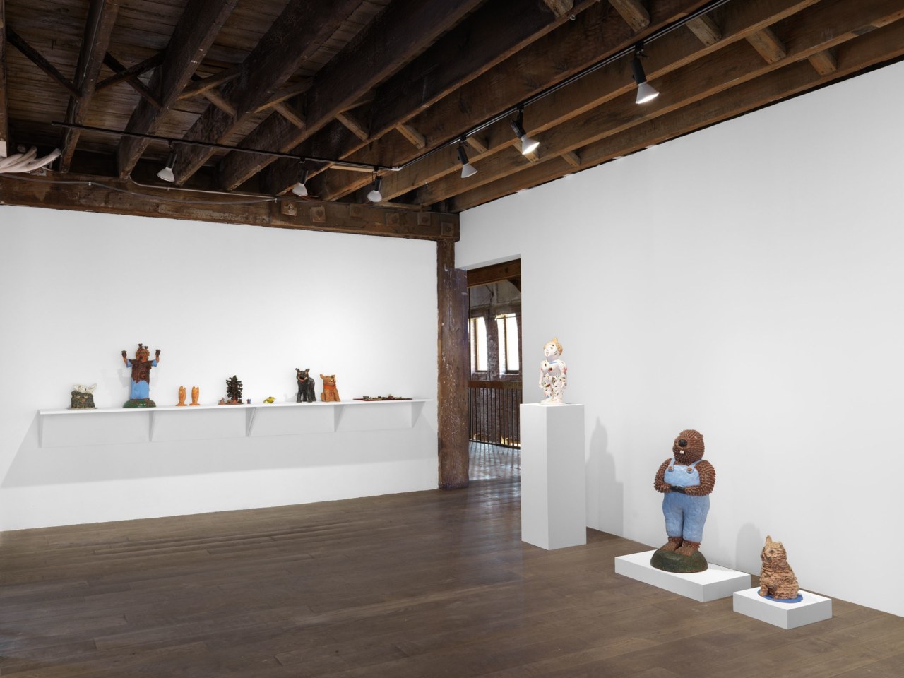 Installation view of Sally Saul: Blue Hills, Yellow Tree. IMAGE COURTESY OF PIONEER WORKS &copy; DAN BRADICA.&nbsp;