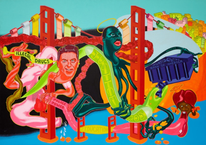 Peter Saul,&nbsp;The Government of California,&nbsp;1969