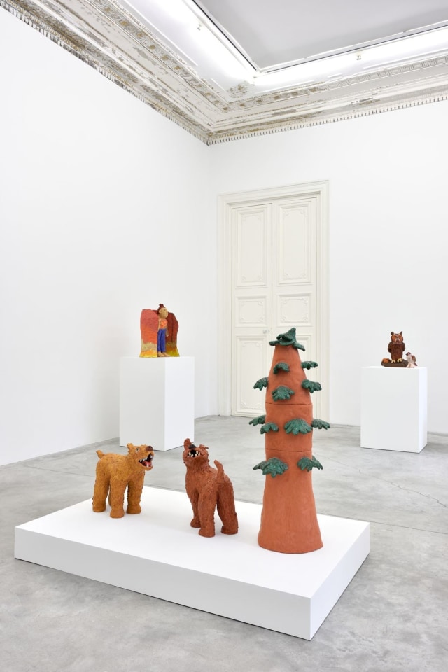 Exhibition view: Sally Saul,&nbsp;Hideout, Almine Rech, Paris (18 January&ndash;29 February 2020). &copy; Sally Saul. Courtesy the Artist and Almine Rech.&nbsp;