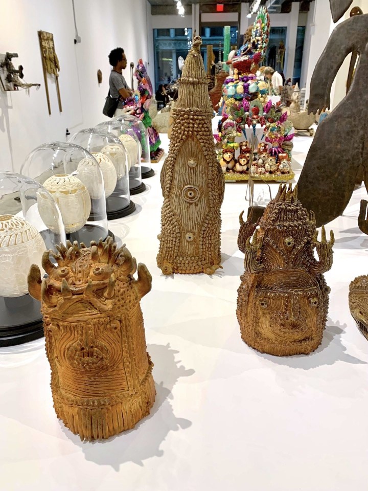 Shinichi Sawada in 'Super-Rough' at the Outsider Art Fair