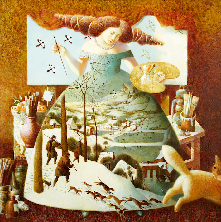 Anna Berezovskaya_Hunters in the Snow