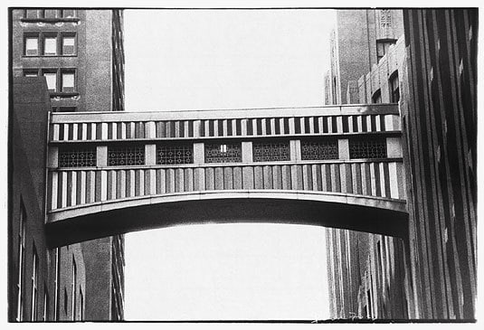 Metropolitan Life Walkway, 1976, vintage gelatin silver print (Itek print), 18 x 24 inches