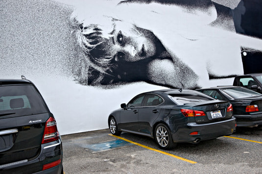 American Apparel Mural and Autos, Los Angeles, California, 2010