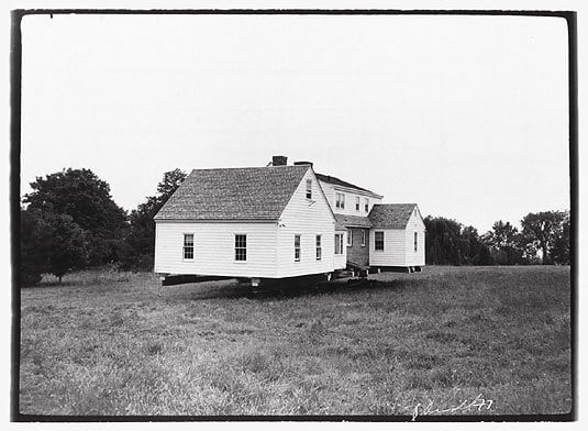 Floating House, 1977, vintage gelatin silver print (Itek print)