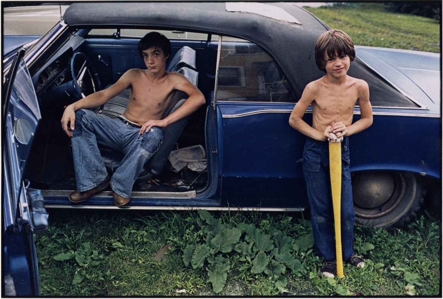 Mark Cohen, Two Boys and Open Car, Wilkes-Barre, PA