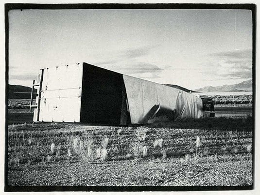 Overturned Truck, 1971, vintage gelatin silver print (Itek print)