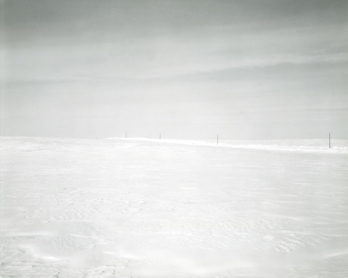 Untitled, from Illinois Landscapes, 1982, gelatin silver contact print, 8 x 10 inches