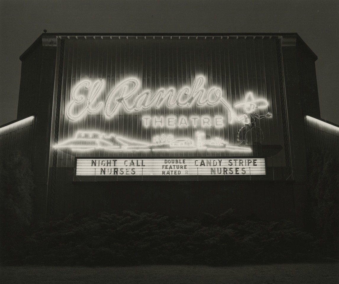 Drive-in Theater, Highway 385, Dalhart, Texas, 1974