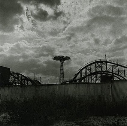 Stephen Salmieri, Coney Island, NY, 1969, vintaage geltin silver print, 7 x 7 inches