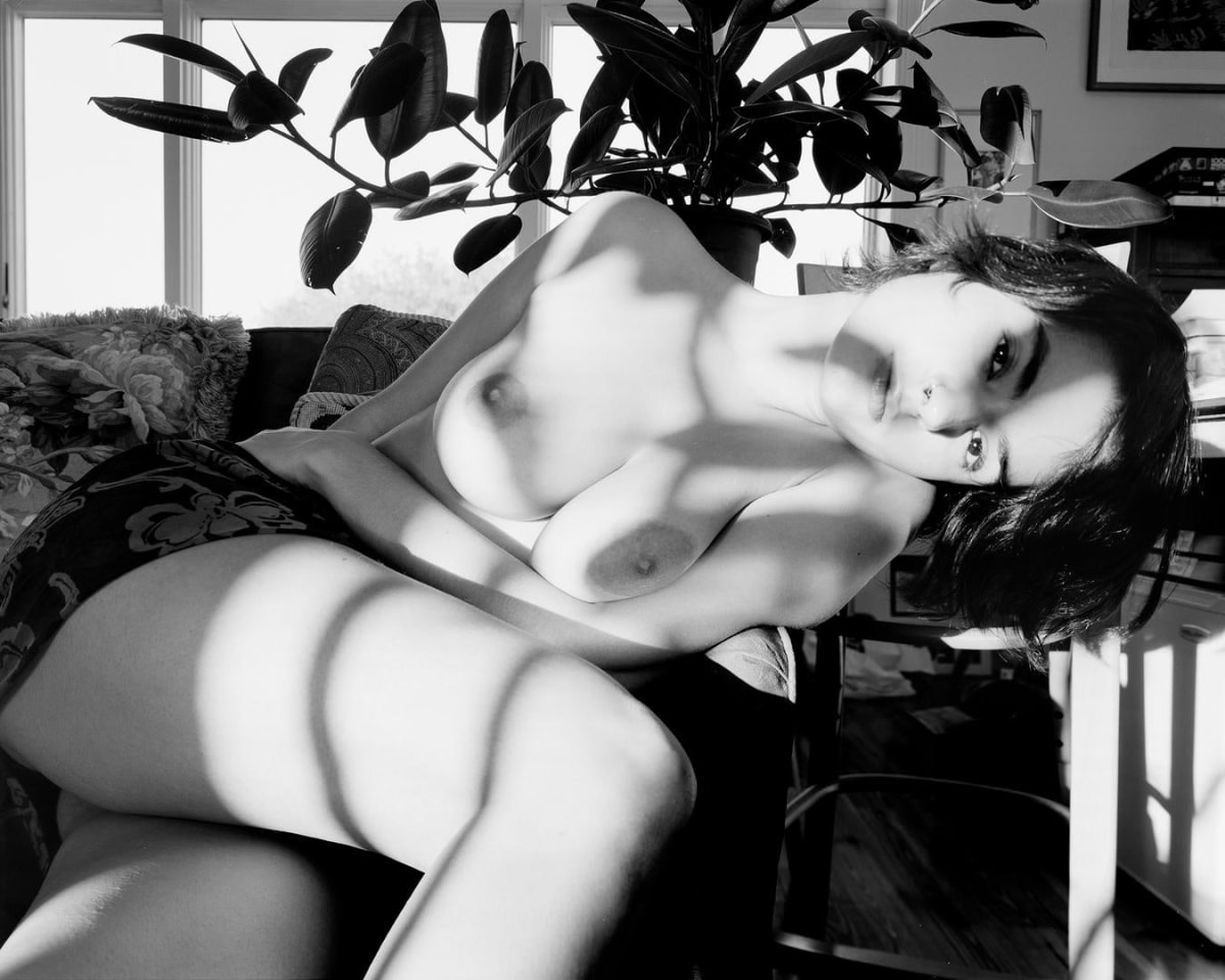 Monica with Shadow and Leaves