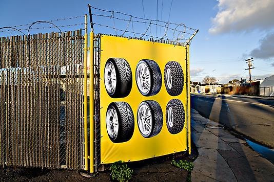 Tire Advertisement , San Diego, California, 2009