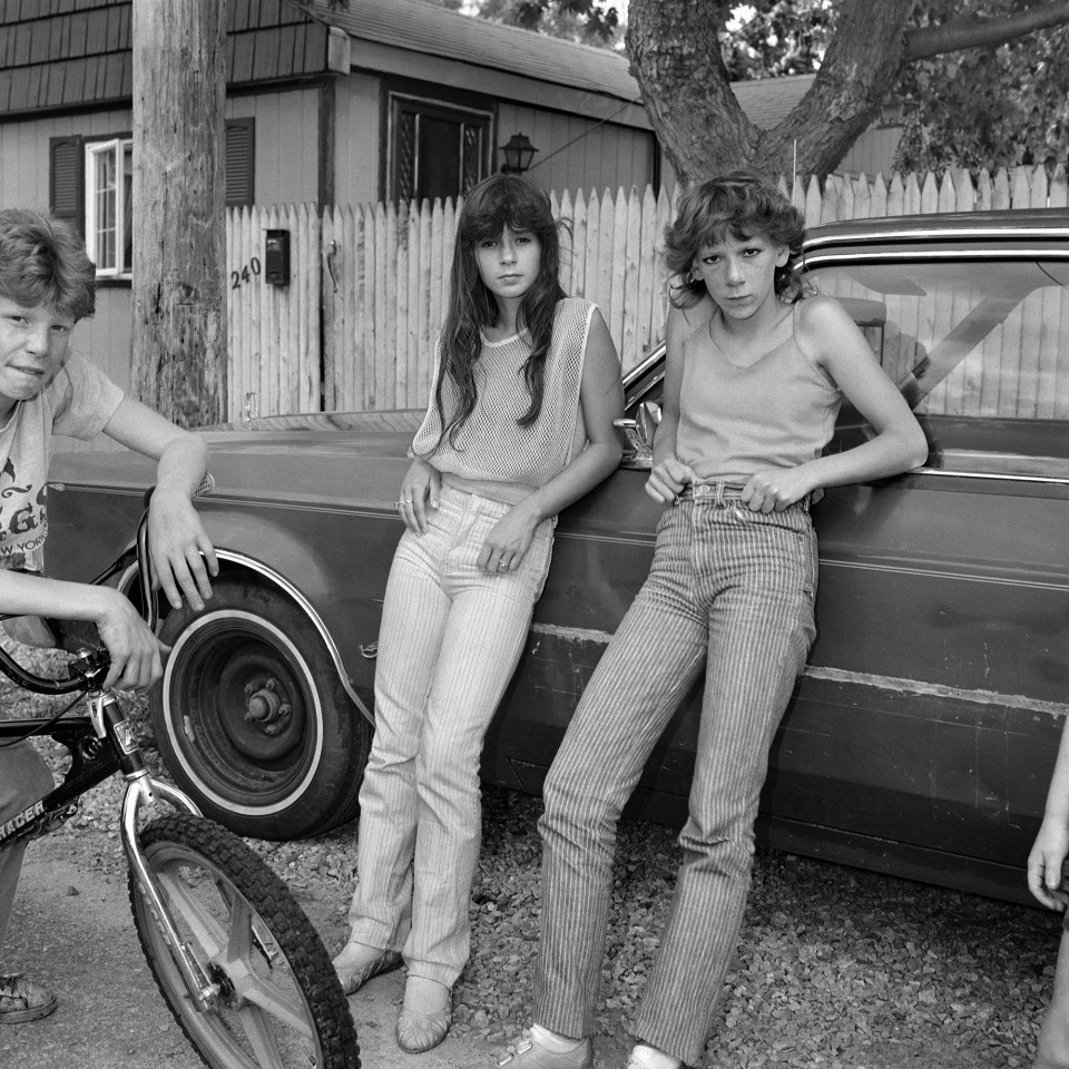 Two Girls with Big Wheels, 1983-84