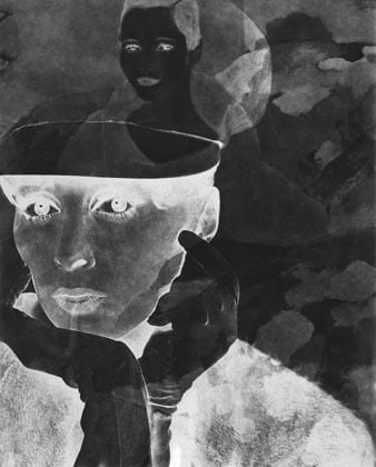 Brushwork 1966 vintage gelatin silver print