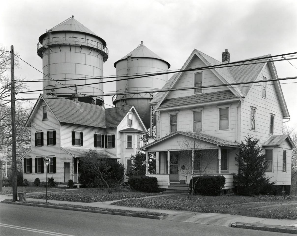 Houses and Water Towers, Moorestown, New Jersey, 1973
