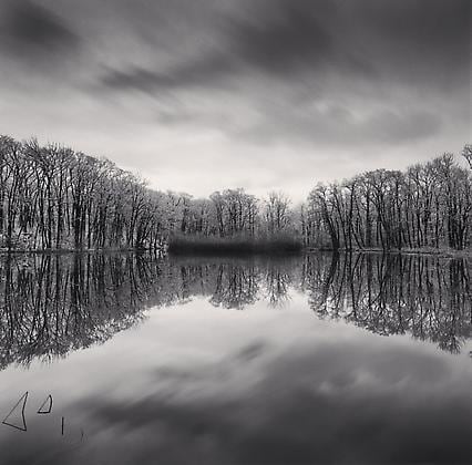 Frosty Morning, Onuma Lake, Hokkaido, Japan, 2004