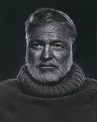 Ernest Hemingway, 1957, gelatin silver print