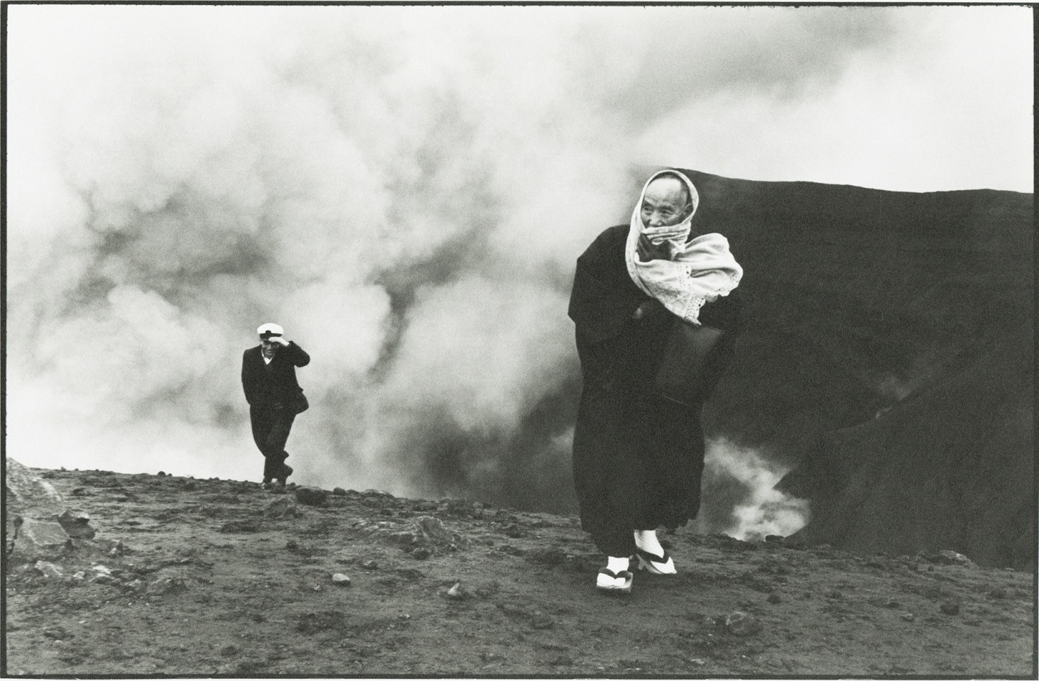 Volcano on Mount Aso, Japan, 1966, gelatin silver print