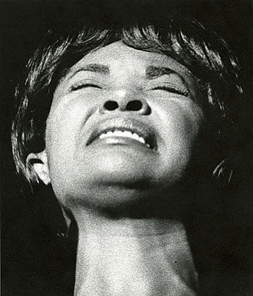 Ave Pildas, Nancy Wilson, 1963, vintage gelatin silver print, 12 1/4 x 10 1/2 inches