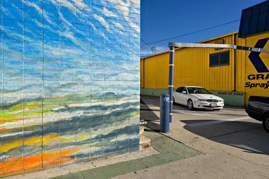 Salvation Army Mural and Lot Entrance, Los Angeles, California, 2010