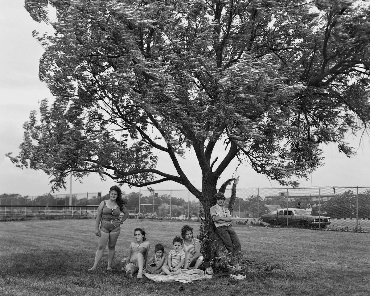 Family on a Windy Day, 1983-84
