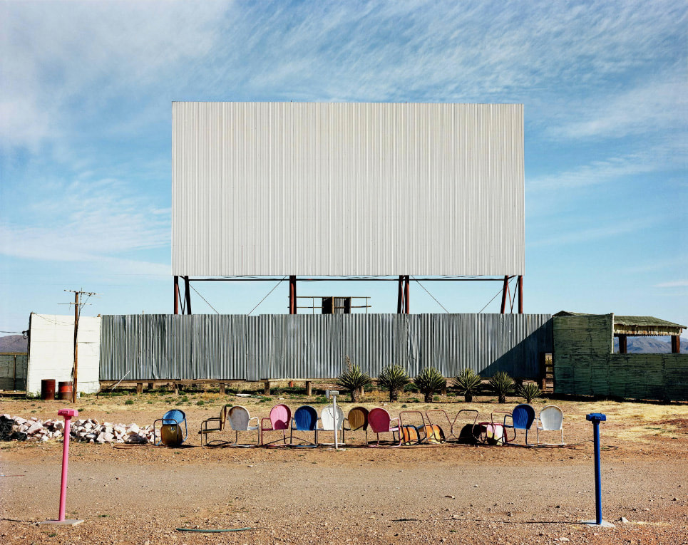 Drive-In Theater, Van Horn, Texas, 1981