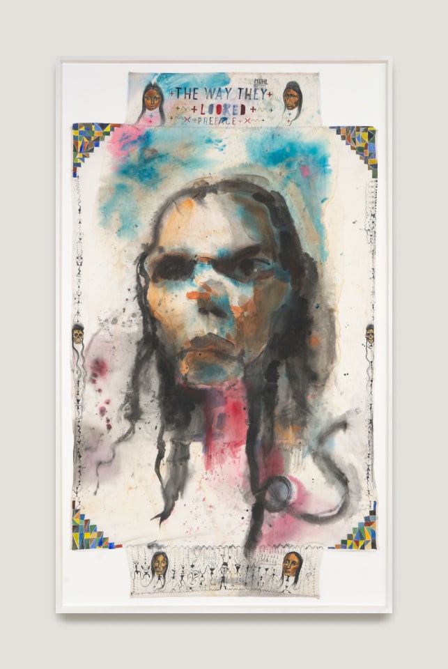 Painting by Brad Kahlhamer titled The Way They Looked (Preface) from 2025