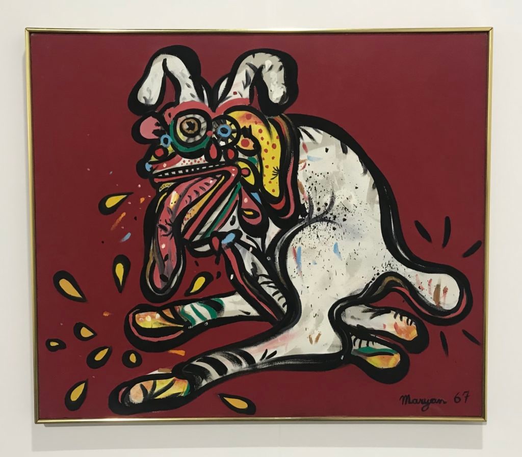 Maryan,&nbsp;Dog on Red Background,&nbsp;1967. Venus Over Manhattan, New York.&nbsp;