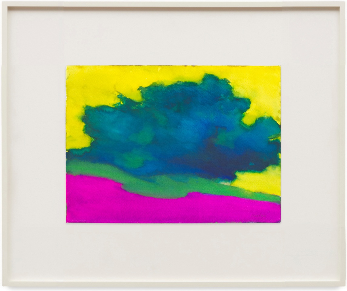 Work on paper by Richard Mayhew titled Untitled from 2020