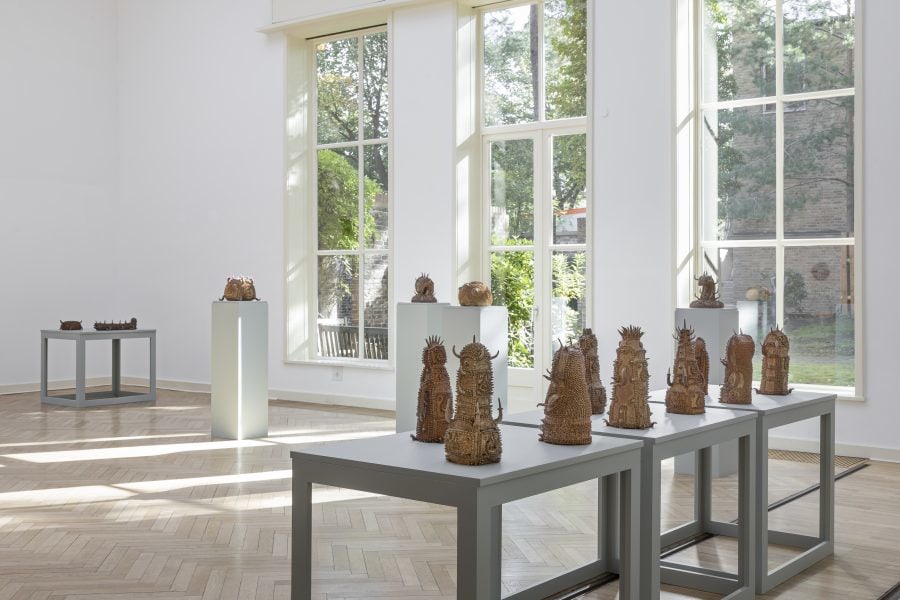 Installation image of exhibition titled &quot;Shinichi Sawada&quot; at the Georg Kolbe Museum in Berlin in 2020