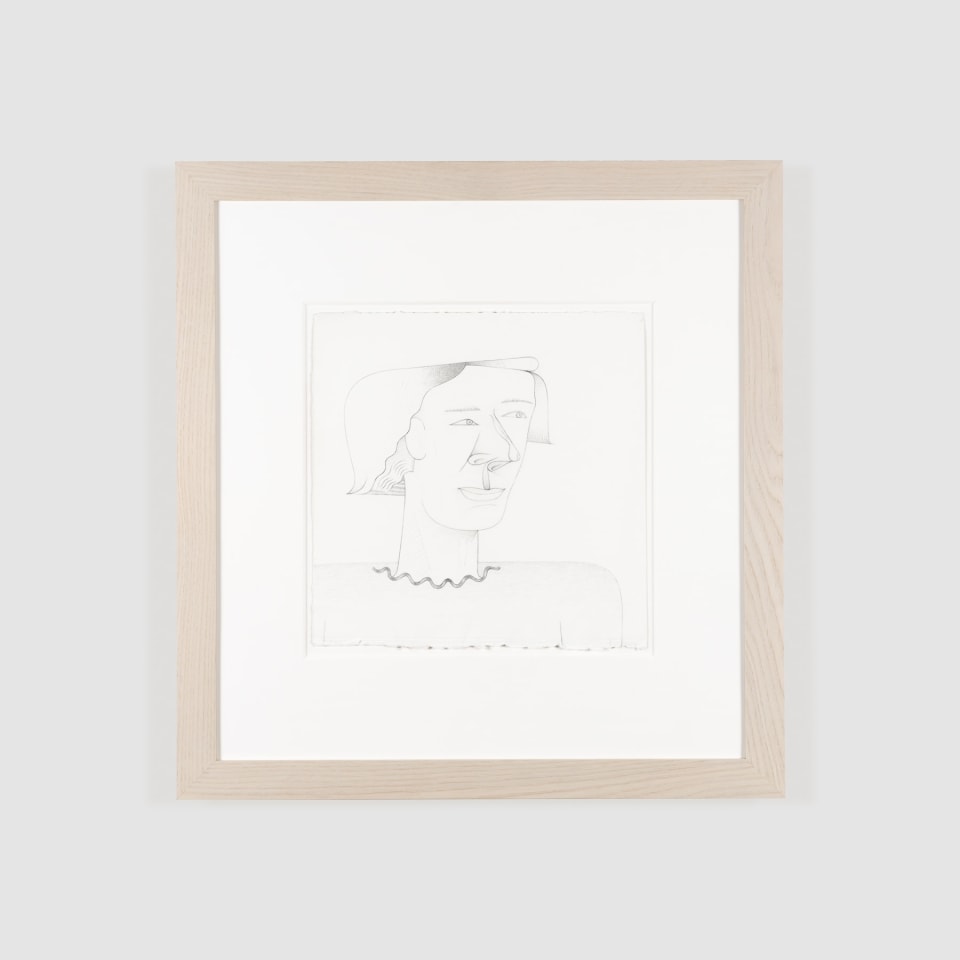 Untitled work on paper by Jim Nutt from 2003