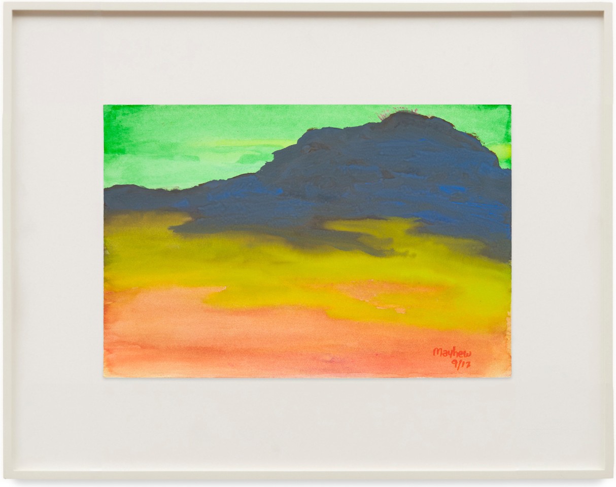 Work on paper by Richard Mayhew titled Untitled from 2017