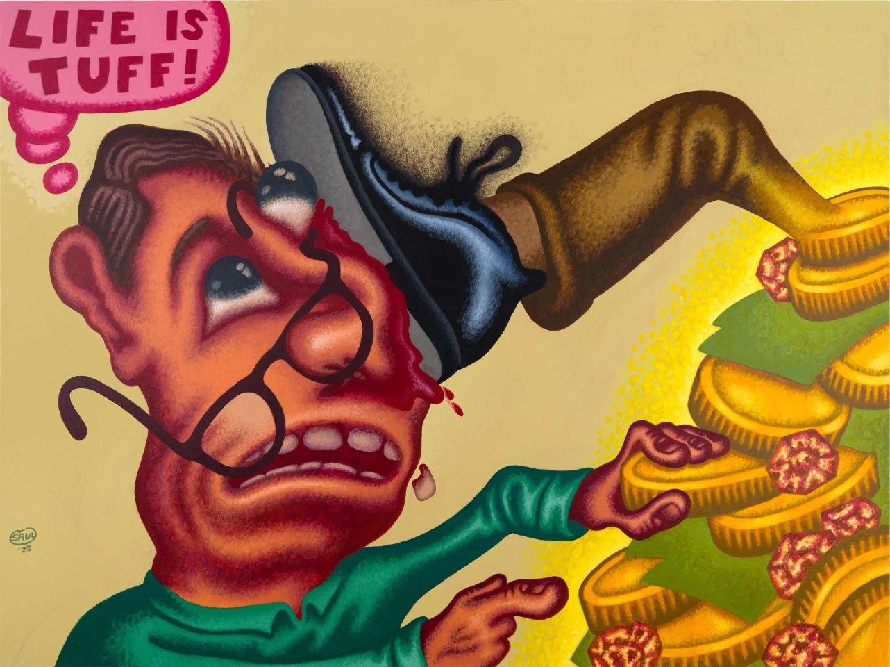 Peter Saul,&nbsp;Life is Tuff, 2023