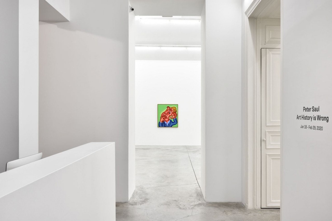 &quot;Peter Saul: Art History is Wrong&quot; Installation View. Courtesy Almine Rech