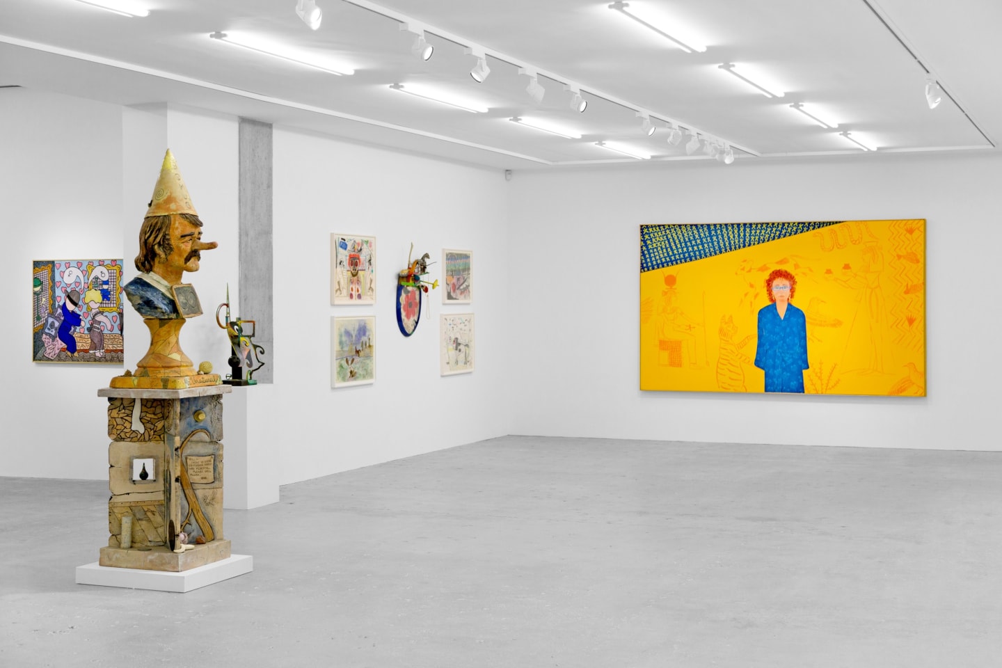 Installation view of Mr. Unatural and Other Works from the Allan Frumkin Gallery (1952-1987), New York, Venus Over Manhattan, 2018