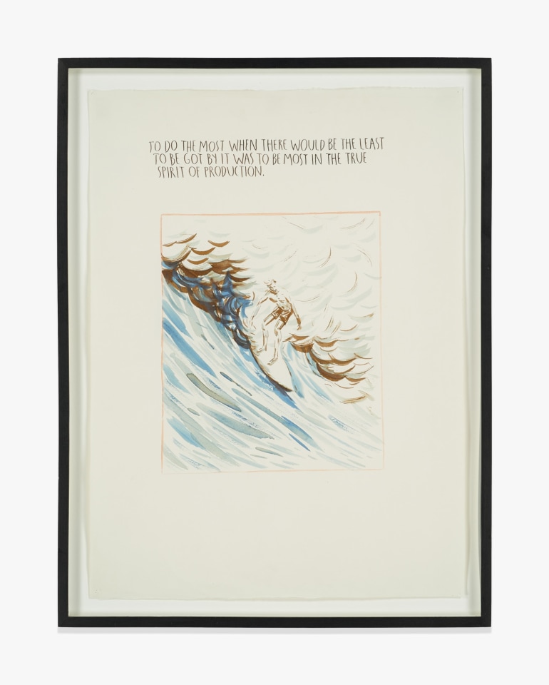 Raymond Pettibon No Title (To do the&hellip;)