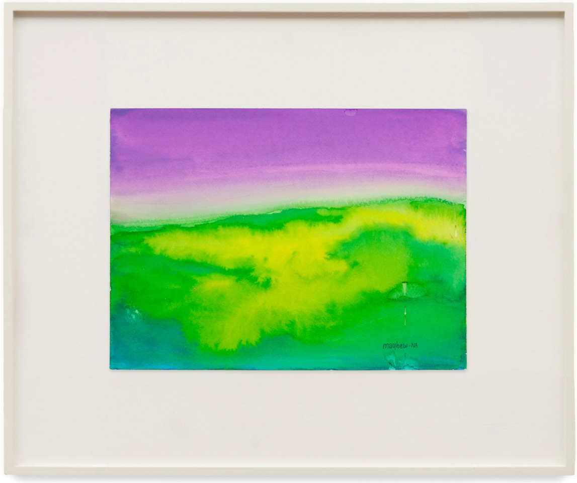 Work on paper by Richard Mayhew titled Corralitos Series #6 from 2016