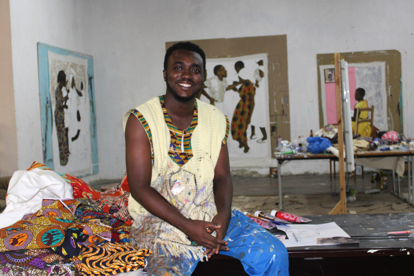 Artist Cornelius Annor. Image Credit: Beyond The Black Canvas