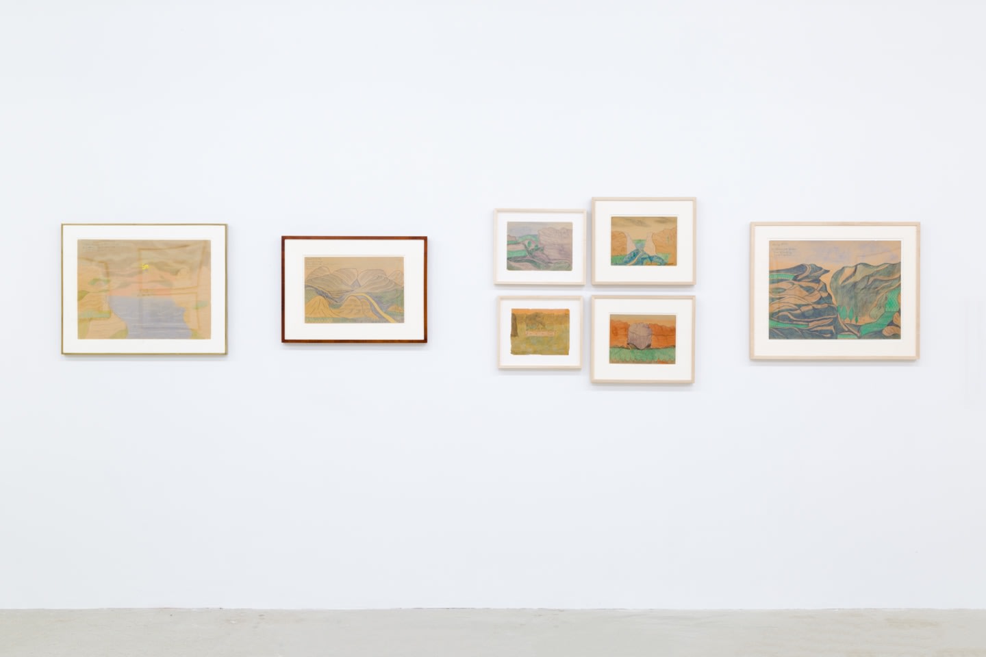 Installation view of Joseph Elmer Yoakum, Venus Over Manhattan, New York, 2019