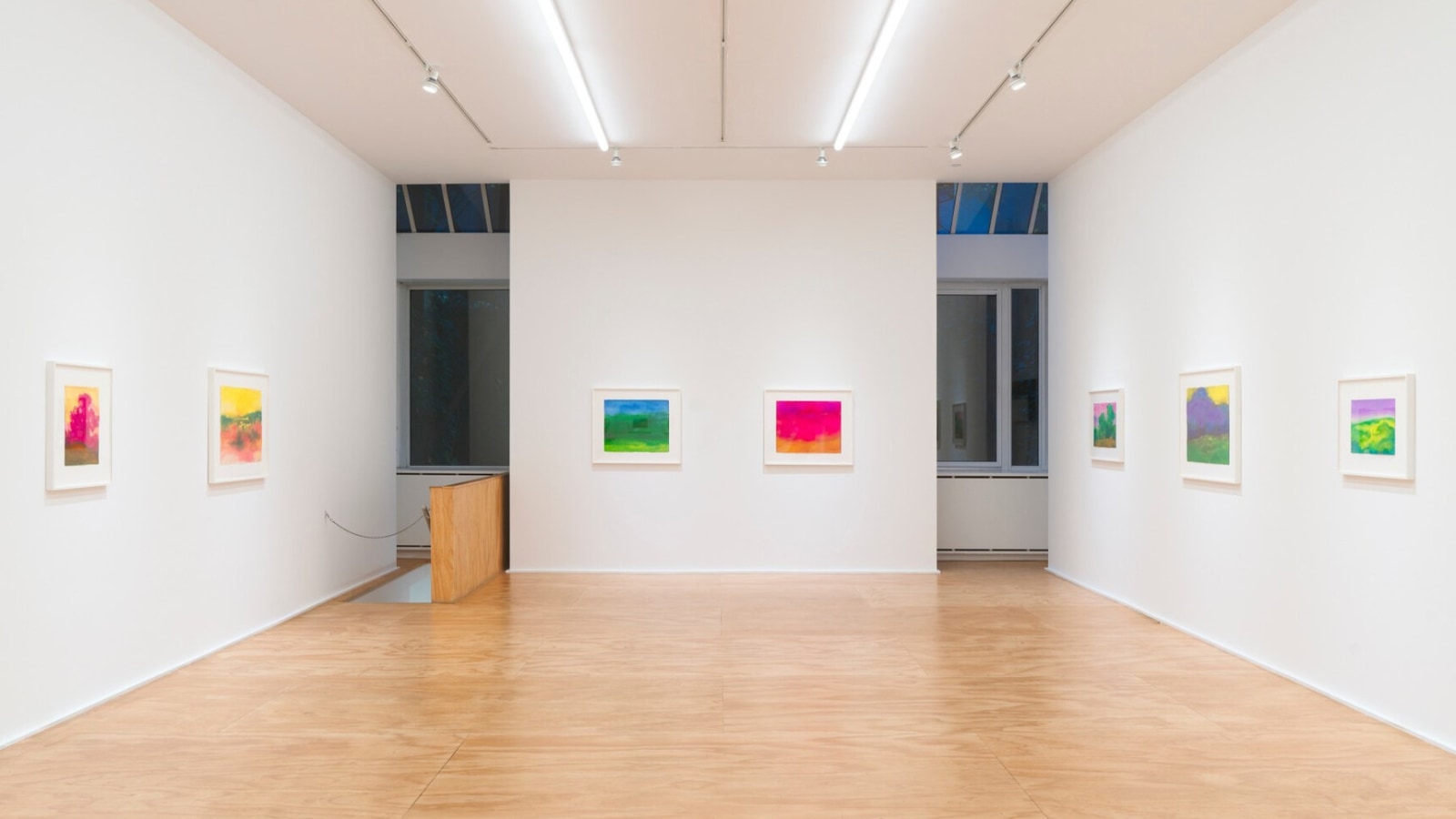 Richard Mayhew, Watercolor, exhibition view. Courtesy of Venus Over Manhattan