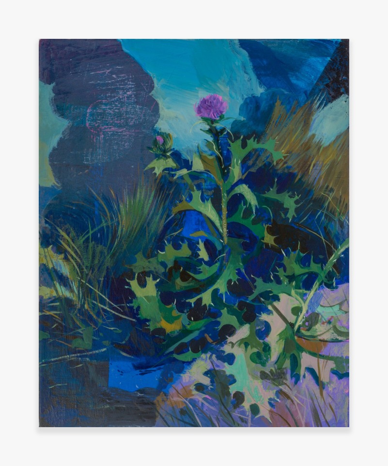 Painting by Matt Bollinger, titled Weed (III), from 2021