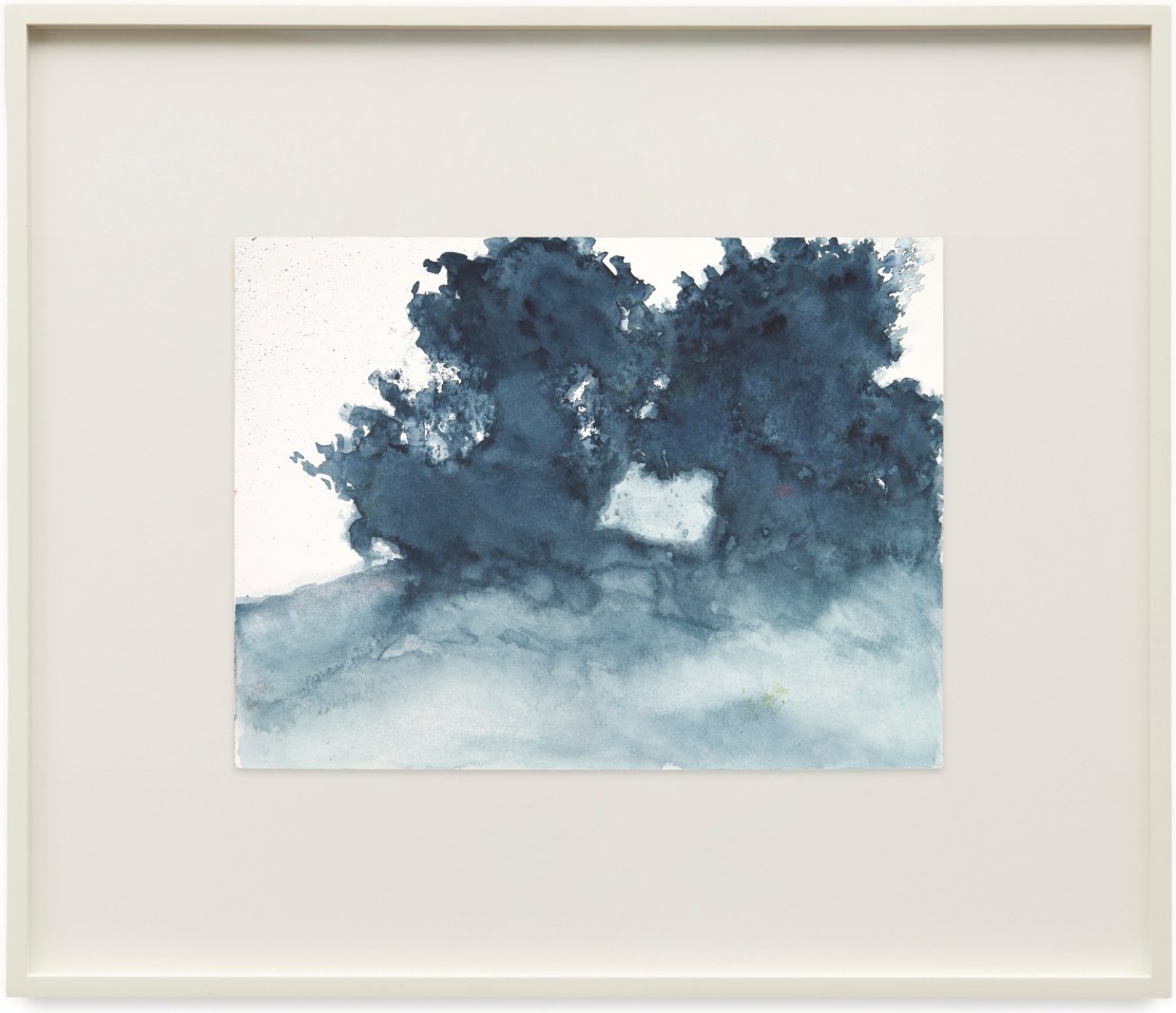 Untitled watercolor on paper by Richard Mayhew